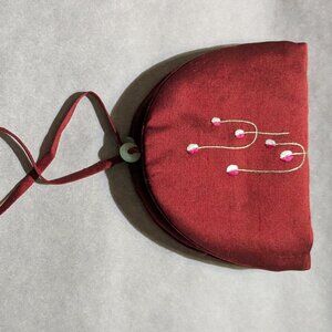 Annabel Lee Shanghai Silk Embroidered Jewel Pouch